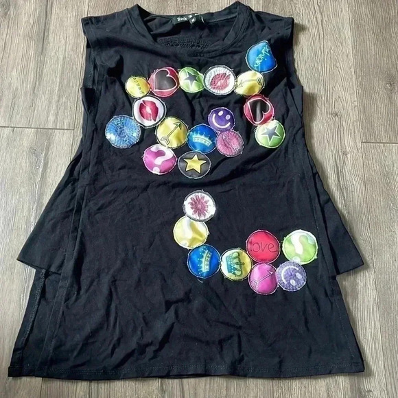 Rock N Karma Tops - FREE with Purchase Rock N  Karma Black Sleeveless Women Shirt , Size M